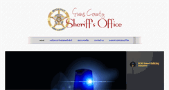 Desktop Screenshot of evanssheriff.org